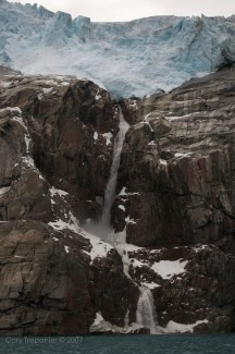 Rock and ice also = waterfalls.