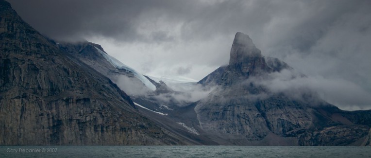 After a week on the land, we began our boat ride back to Clyde River, passing more amazing scenery.
